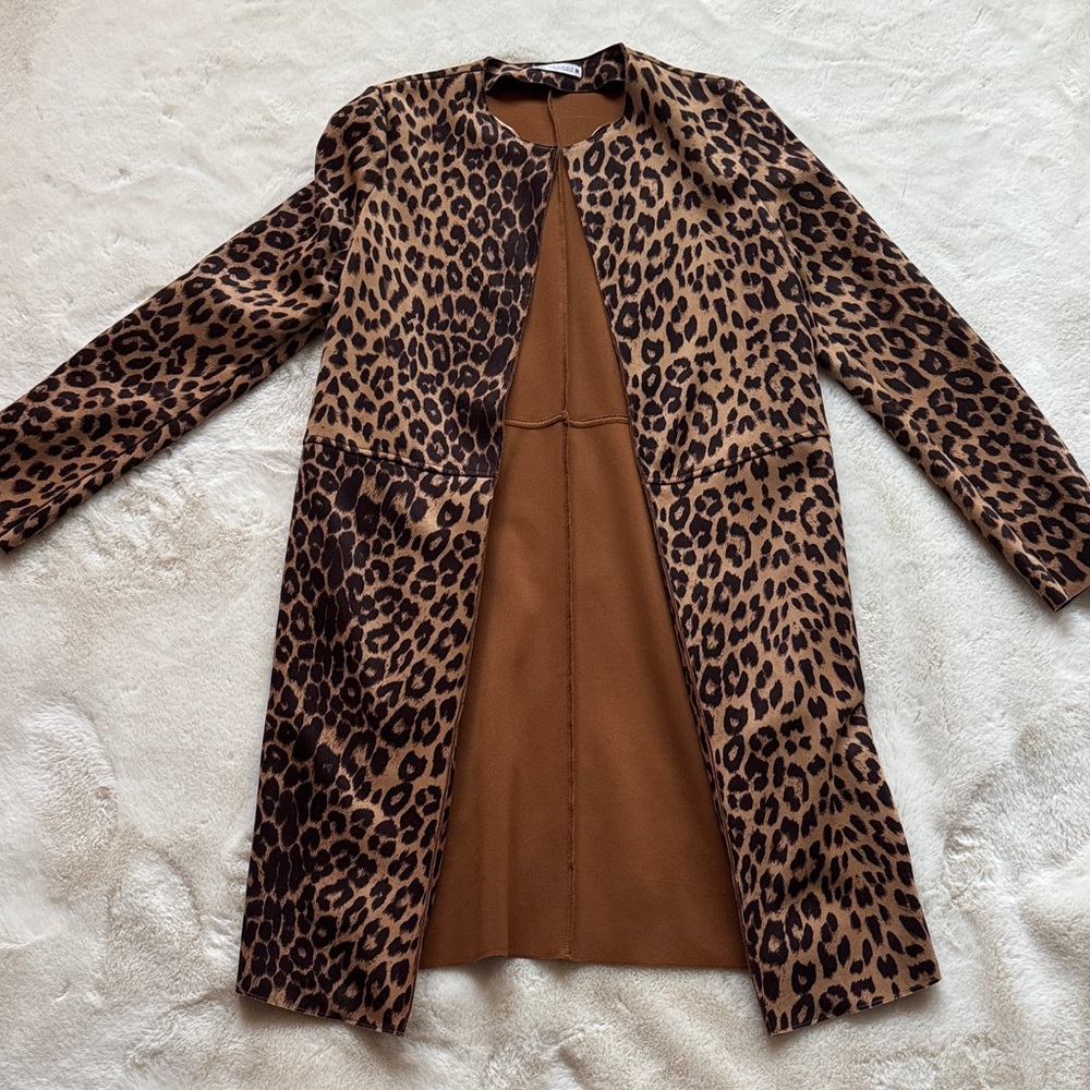 ZARA Leopard Print Women's Coat